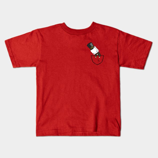 Pocket Hatty Kids T-Shirt by mercert